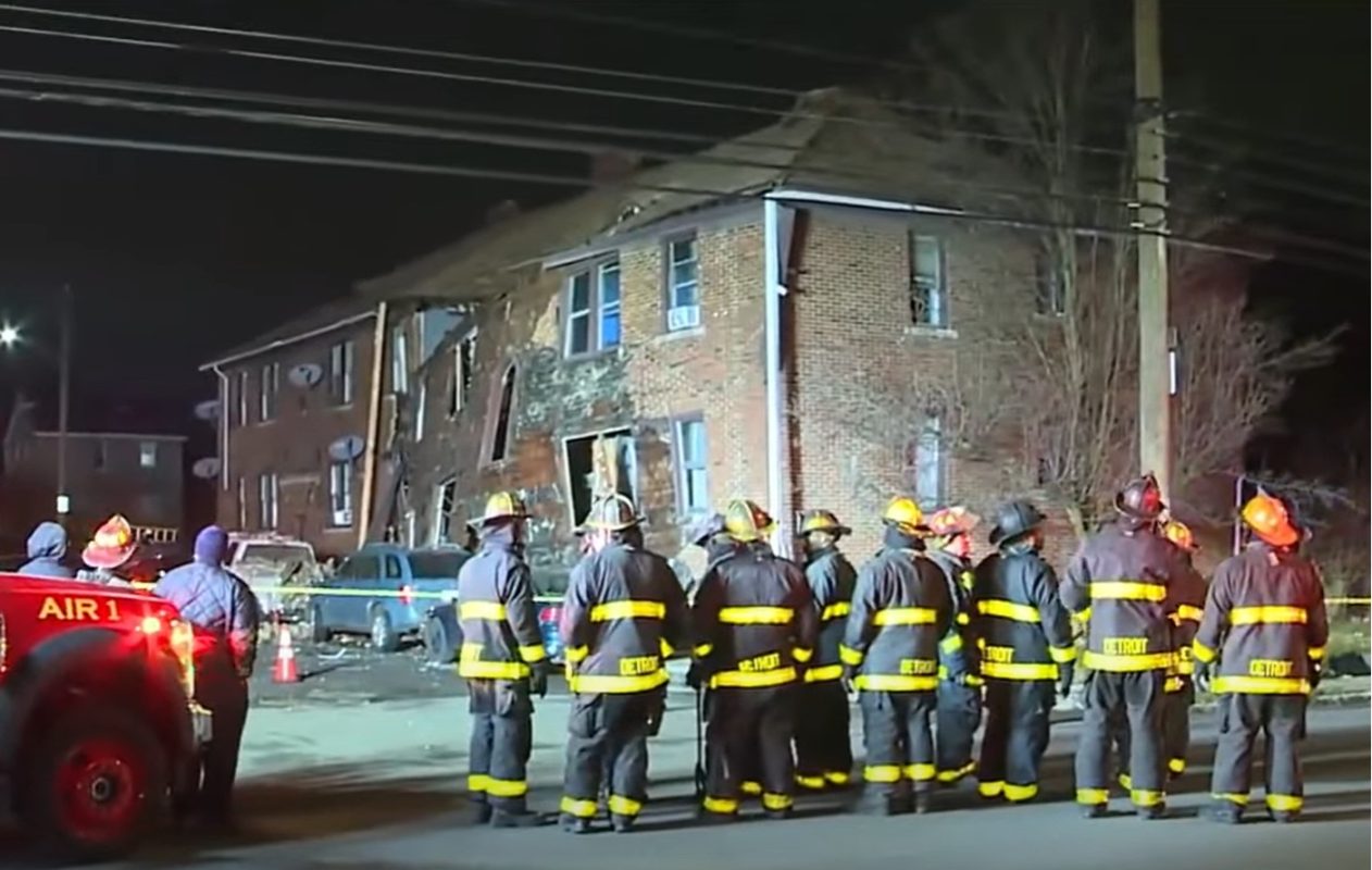 Devastating Apartment Explosion in Detroit 30-03-2025