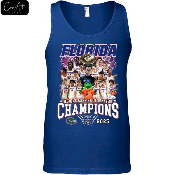 Florida Gator Men Basketball Tournament Champions 2025 Shirt