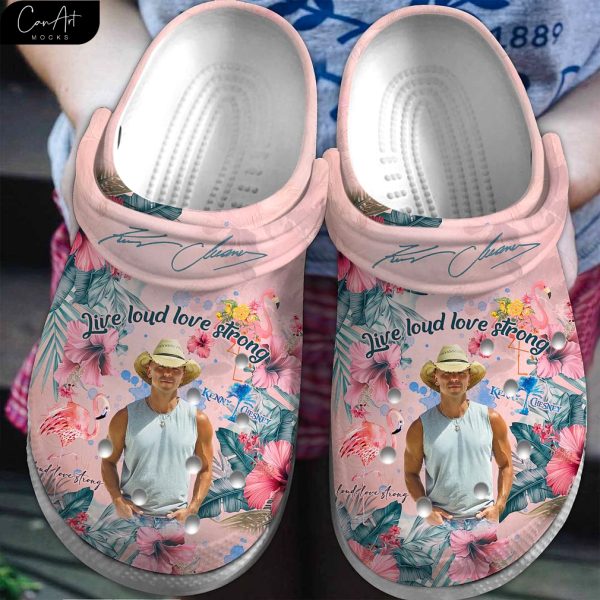 Kenny Chesney Live Load Love Strong Crocs
