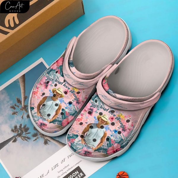 Kenny Chesney Live Load Love Strong Crocs