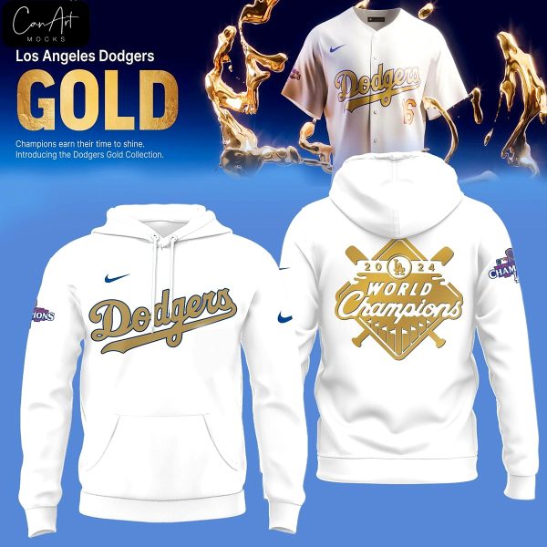 Los Angeles Dodgers Gold 2025 Hoodie
