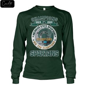 Michigan State Spartans 2025 Big Ten Champions Shirt