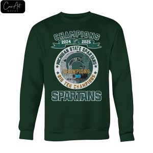 Michigan State Spartans Champions Big Ten 2025 Shirt