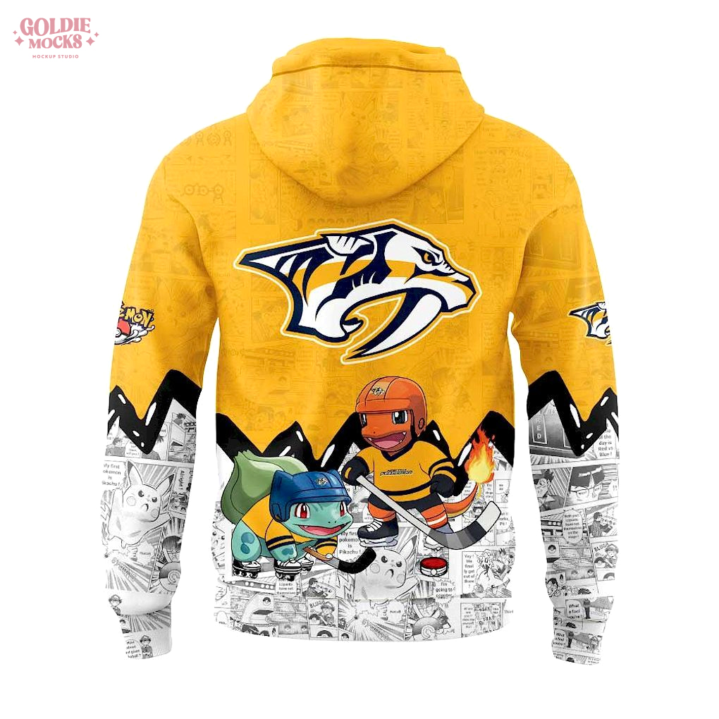 Nashville Predators x Pokémon Hockey Jersey Nashville Predators x Pokémon Hockey Jersey