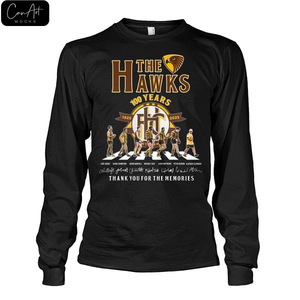 The Hawks 100 Years Thank You For The Memories Shirt