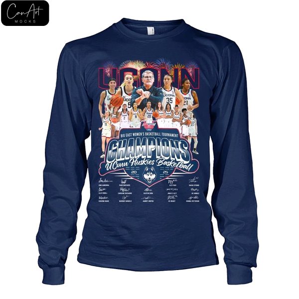 Uconn Big East Women Basketball Champions 2025 Shirt