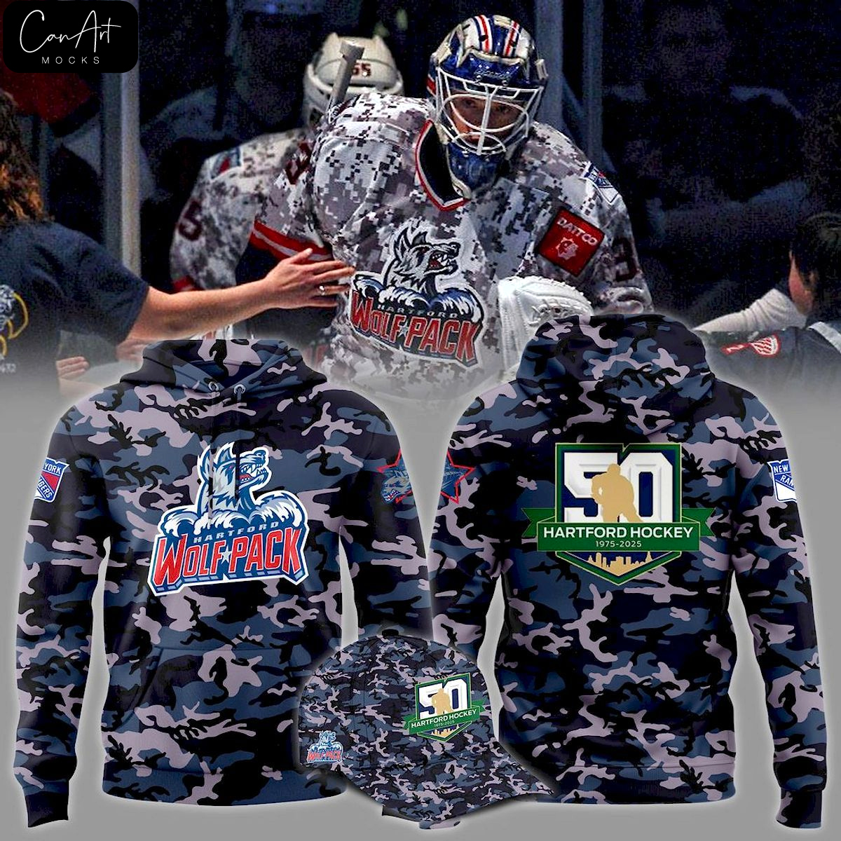 Wolf Pack Military Appreciation 50th Anniversary Hoodie Wolf Pack Military Appreciation 50th Anniversary Hoodie