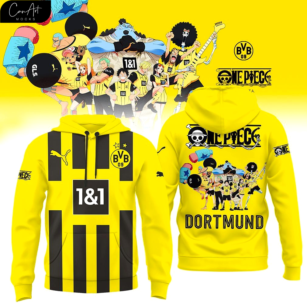 Borussia Dortmund X One Piece 2025 Hoodie Borussia Dortmund X One Piece 2025 Hoodie