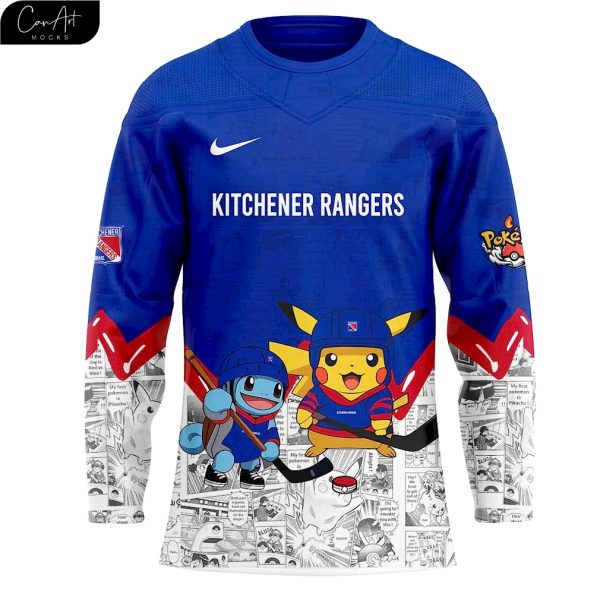Kitchener Rangers x Pokémon New 2025 Hockey Jersey