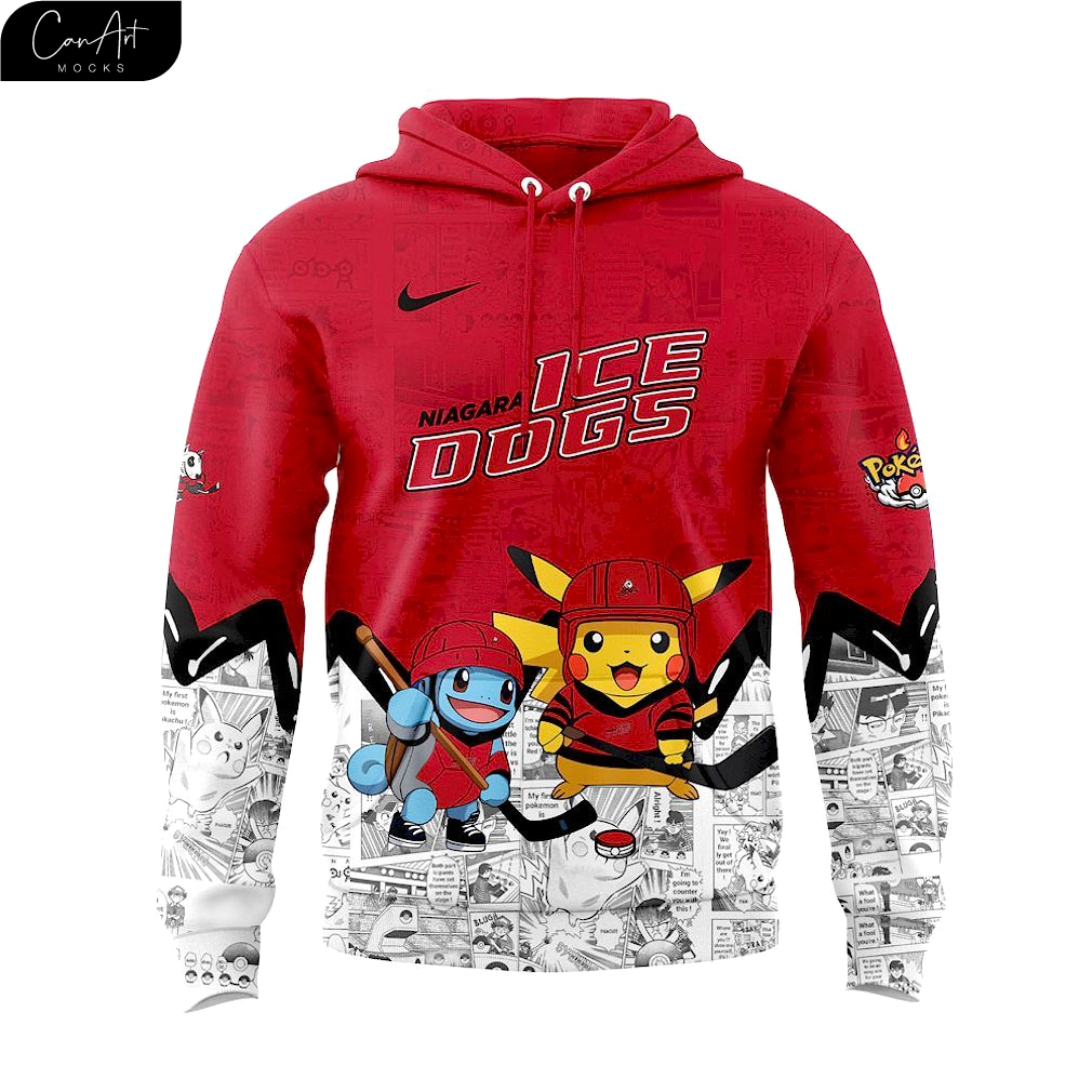 Niagara IceDogs Pokémon Hoodie Niagara IceDogs Pokémon Hoodie