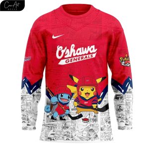 Oshawa Generals x Pokémon New 2025 Hockey Jersey