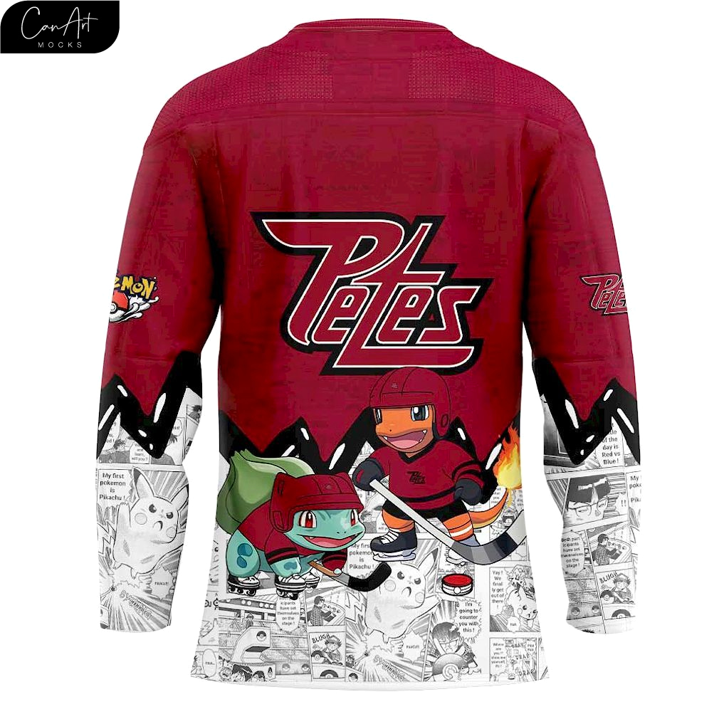 Peterborough Petes x Pokémon New 2025 Hockey Jersey Peterborough Petes x Pokémon New 2025 Hockey Jersey