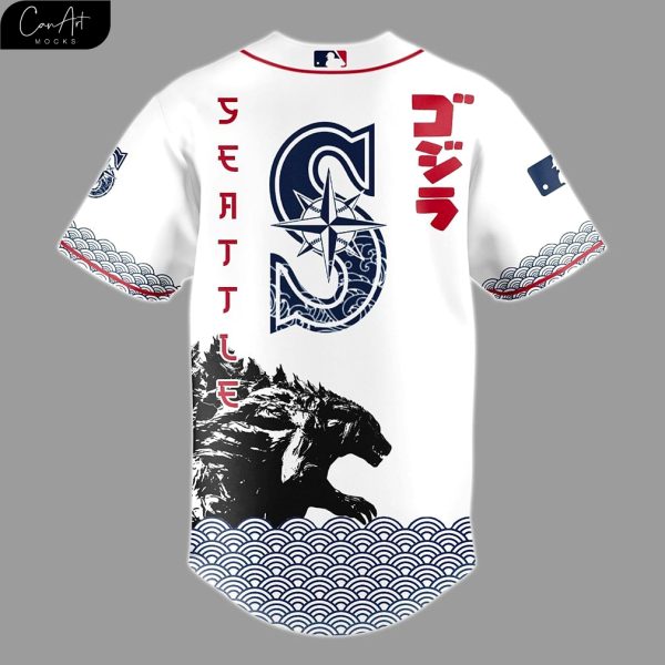 Seattle Mariners x Godzilla 2025 Jersey