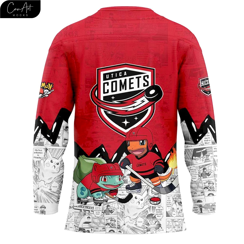 Utica Comets x Pokémon Hockey Jersey Utica Comets x Pokémon Hockey Jersey