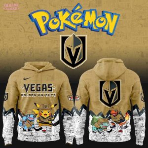 Vegas Golden Knights x Pokémon New Hockey Jersey