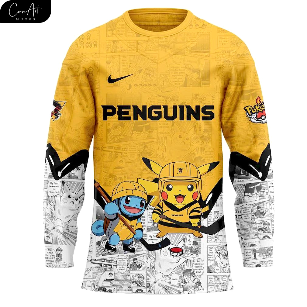 Wilkes-Barre/Scranton Penguins x Pokémon Hockey Jersey Wilkes-Barre/Scranton Penguins x Pokémon Hockey Jersey