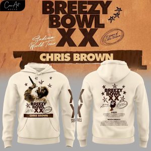 Chris Brown Breezy Bowl XX 2025 Pregame Series Hoodie