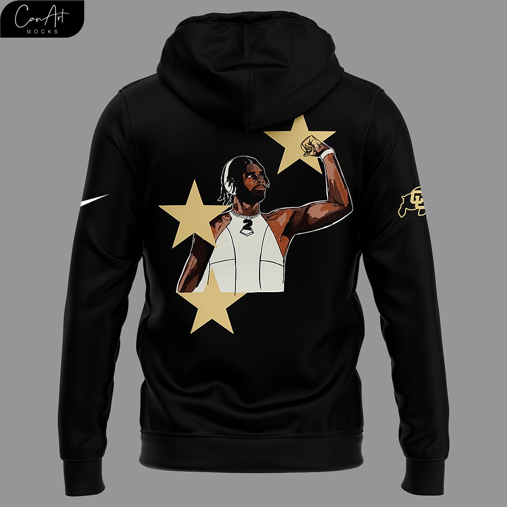 Colorado Buffaloes Shedeur Sanders Black 2025 Special Hoodie Colorado Buffaloes Shedeur Sanders Black 2025 Special Hoodie