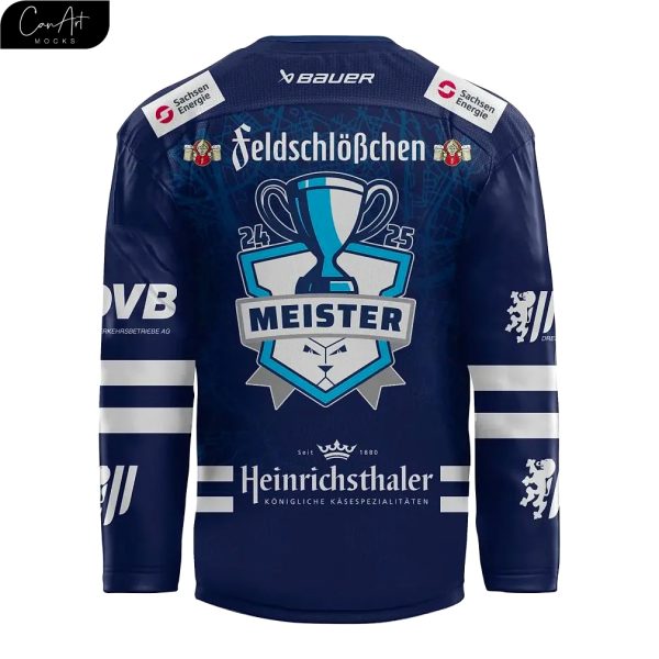 Dresdner Eislöwen Champions 2025 Hockey Jersey