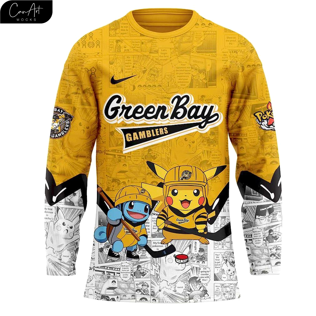 Green Bay Gamblers x Pokémon New Jersey Green Bay Gamblers x Pokémon New Jersey