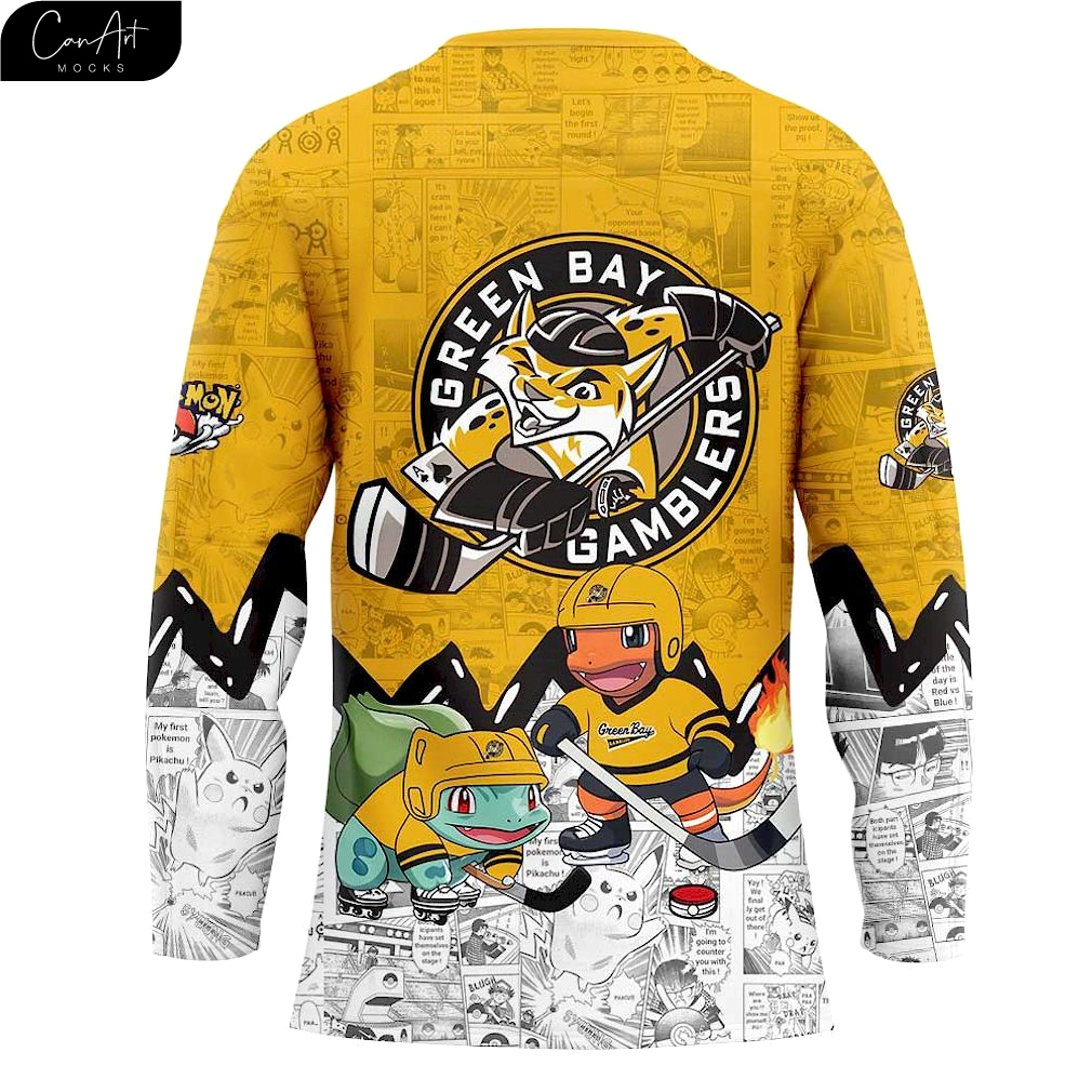 Green Bay Gamblers x Pokémon New Jersey Green Bay Gamblers x Pokémon New Jersey
