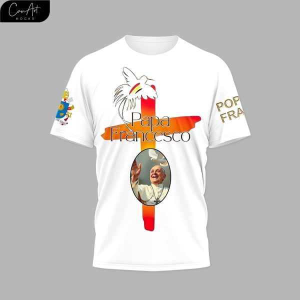 Papa Francesco Let Us Protect With Love 2025 Shirt