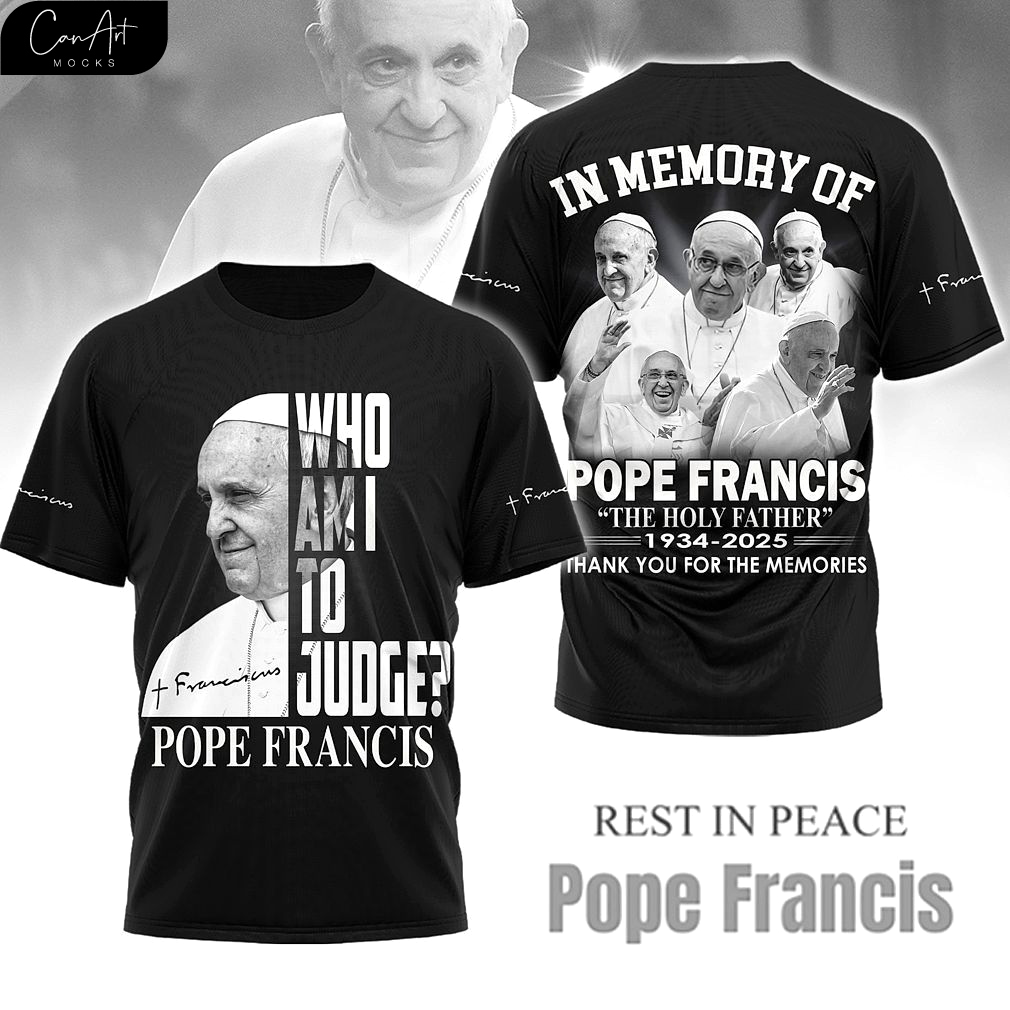 Pope Francis Thank You My Memory Special 2025 T-Shirt Pope Francis Thank You My Memory Special 2025 T-Shirt