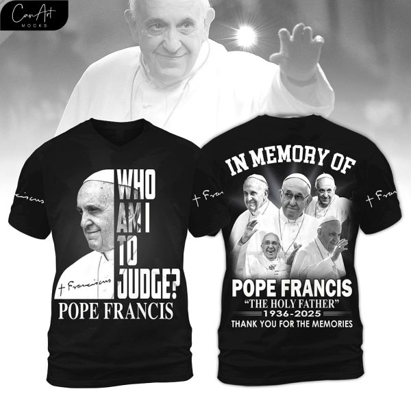 Pope Francis Thank You My Memory Special 2025 T-Shirt