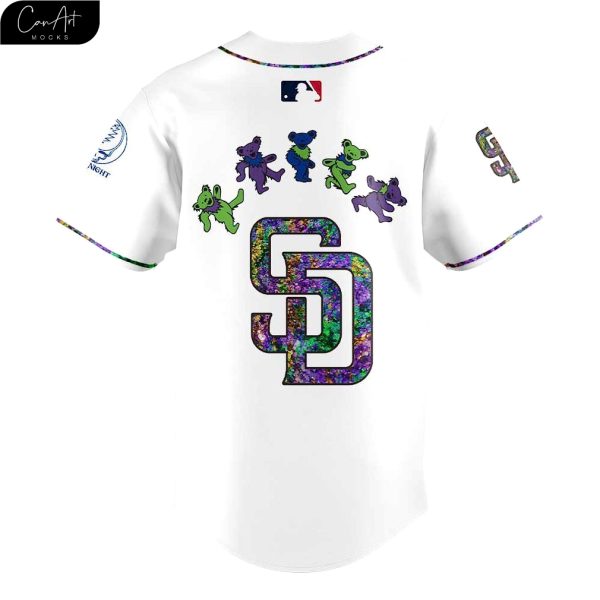 San Diego Padres Grateful Dead Night 2025 Jersey