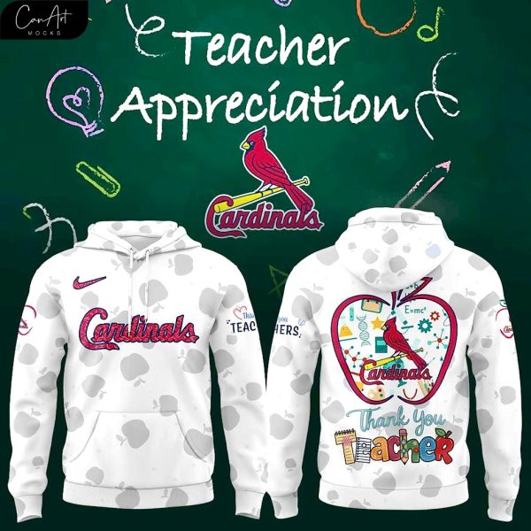 St. Louis Cardinals Teacher Appreciation Day 2025 Hoodie