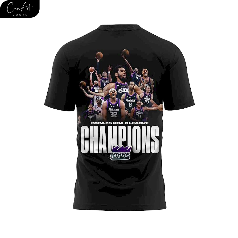 Stockton Kings Are G League Champions 2025 T-Shirt Stockton Kings Are G League Champions 2025 T-Shirt