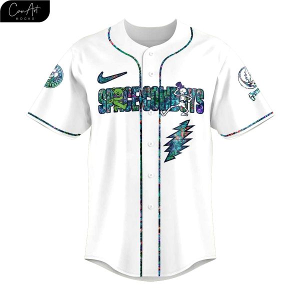 Sugar Land Space Cowboys Grateful Dead 2025 Edition Baseball Jersey