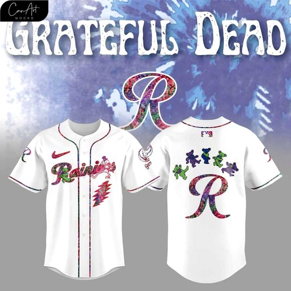 Tacoma Rainiers Grateful Dead Dead 2025 Edition Baseball Jersey