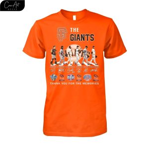The Giants 2025 Thank You For The Memories T-Shirt