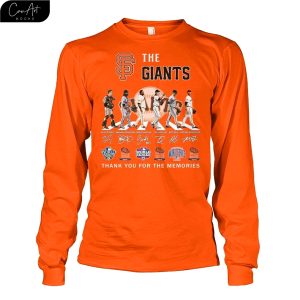 The Giants 2025 Thank You For The Memories T-Shirt