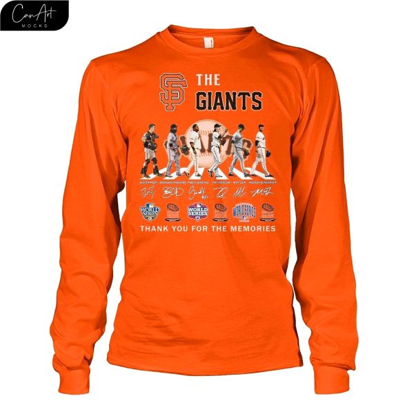 The Giants 2025 Thank You For The Memories T-Shirt