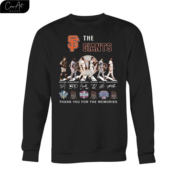 The Giants 2025 Thank You For The Memories T-Shirt