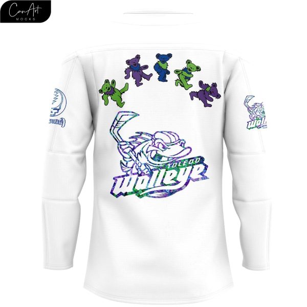 Toledo Walleye Grateful Dead Night 2025 Hockey Jersey