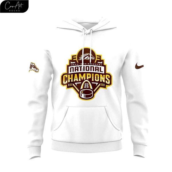 Western Michigan Hockey NATIONAL CHAMPIONS 2025 Special Hoodie