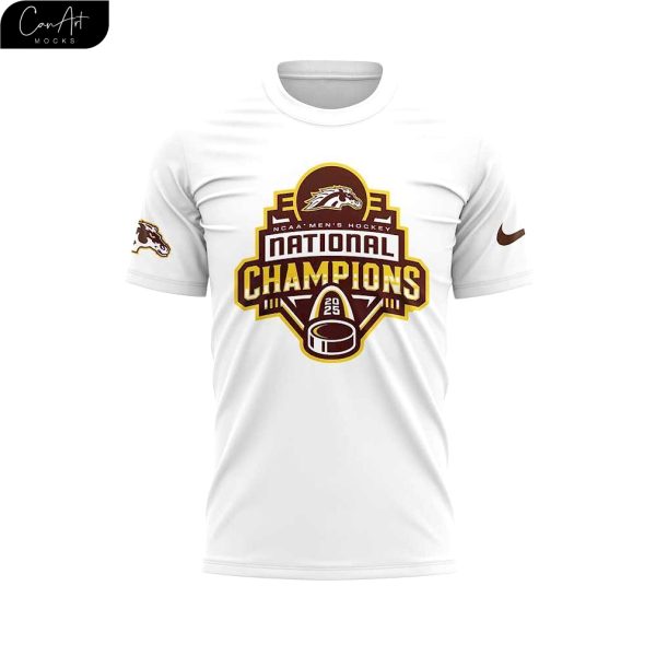Western Michigan Hockey NATIONAL CHAMPIONS 2025 Special T-Shirt