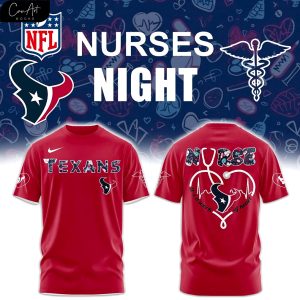 Houston Texans Nurses 2025 T-Shirt